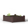 Machrus Ogrow 39” Square Raised Garden Bed Wicker Design