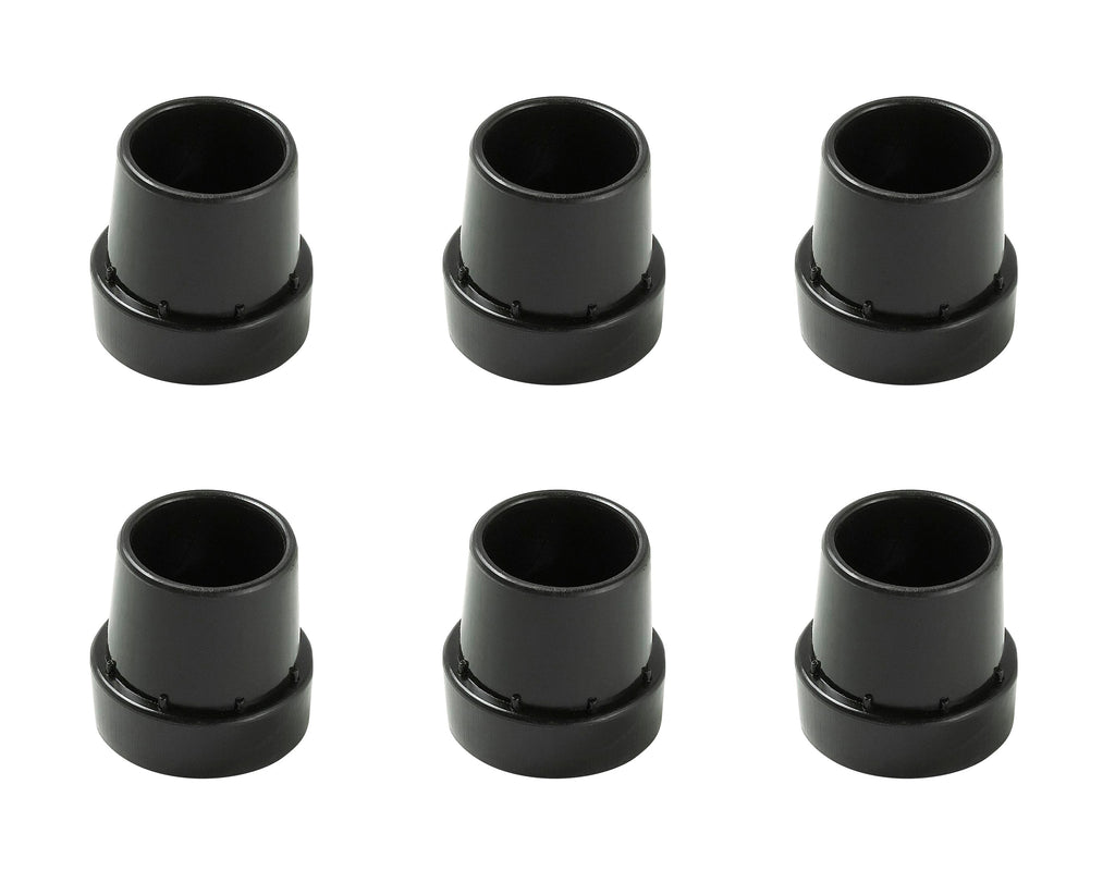 Machrus Upper Bounce Universal Replacement Rubber Cap Tips for Mini Trampoline Legs - Set Of 6