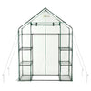 Machrus Ogrow Deluxe Walk-In Greenhouse with 3 Tiers and 6 Shelves -  Clear Cover