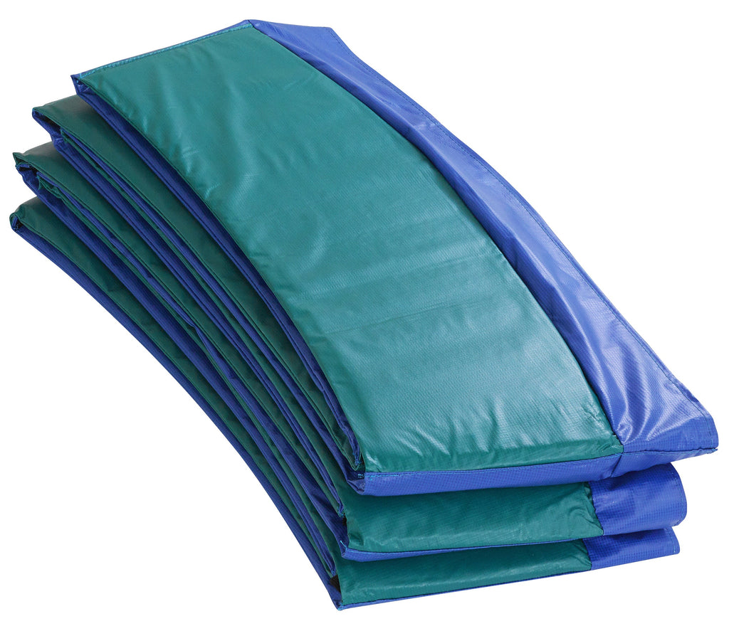 Machrus Upper Bounce Trampoline Super Spring Cover - Safety Pad, Fits 14 FT Round Trampoline Frame - Blue/Green
