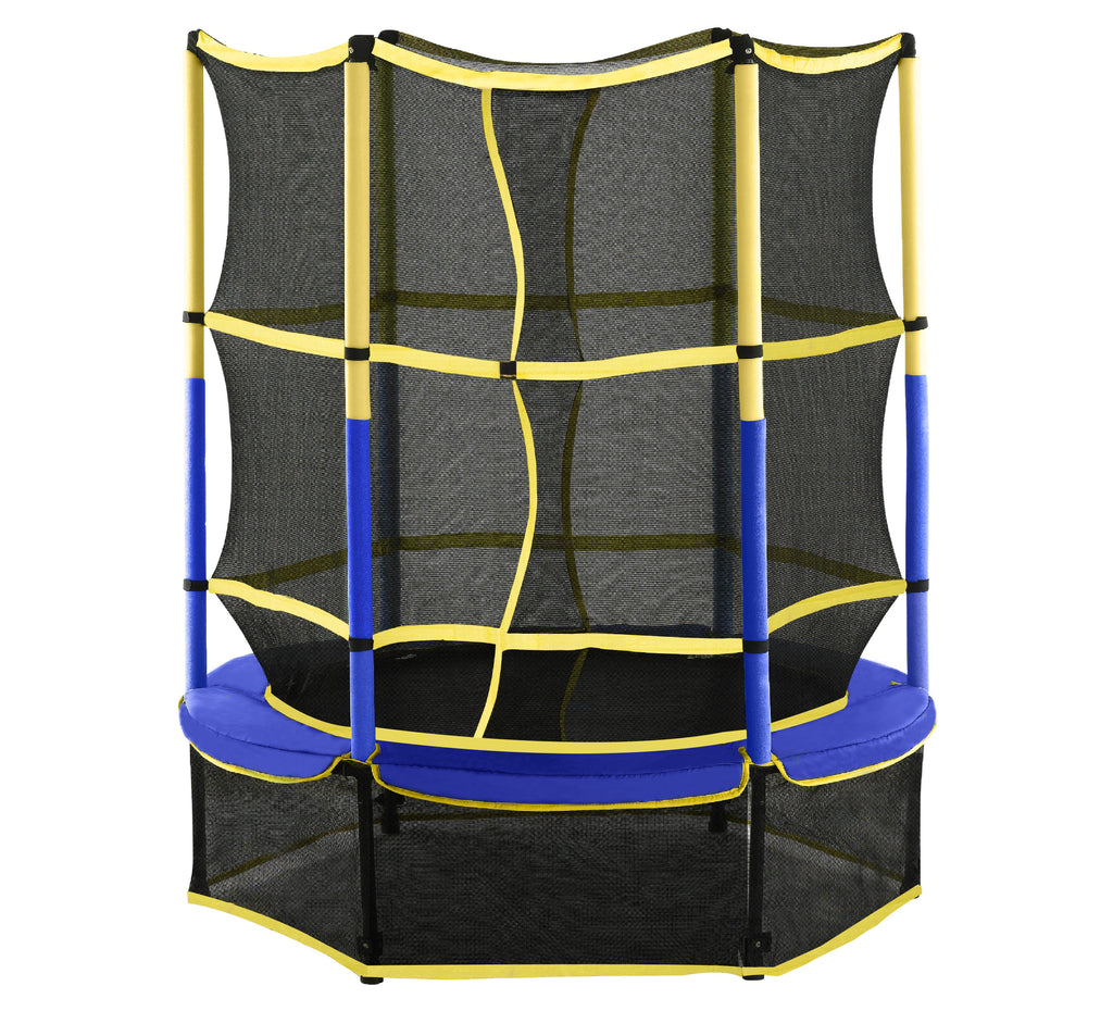 Machrus Upper Bounce 55" Kiddy Trampoline & Enclosure Set - Easy Assembly