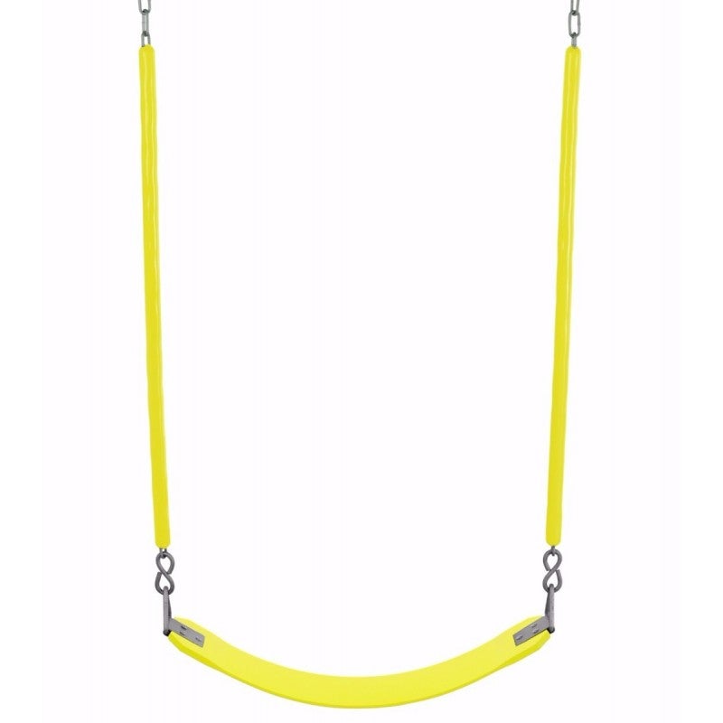 Machrus Swingan Belt Swing For All Ages with Soft Grip Chain - Fully Assembled
