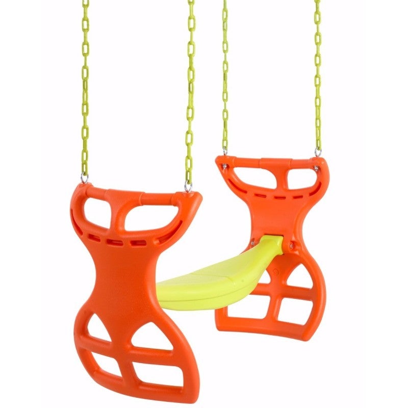 Machrus Swingan Two Seater Glider Swing with Vinyl Coated Chain - Hardware For Installation Included