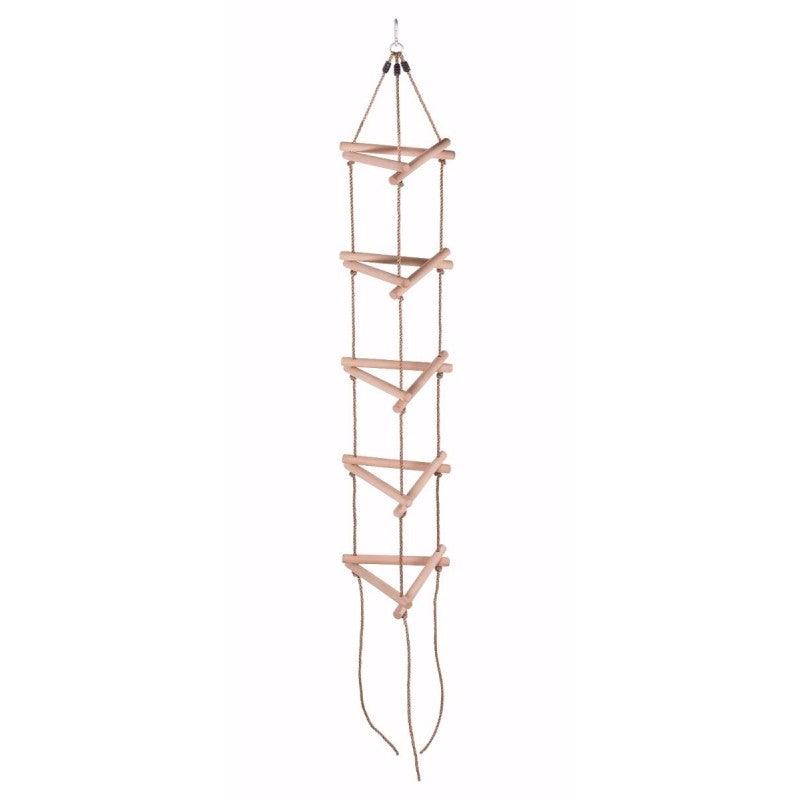 Machrus Swingan 5 Steps Triangle Climbing Rope Ladder - Fully Assembled